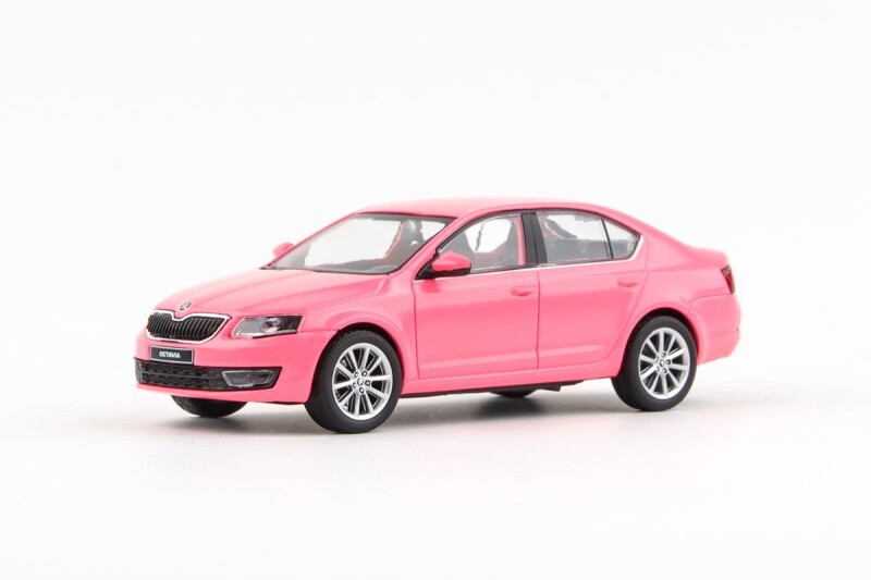 Abrex Škoda Octavia III 1:43 Růžová